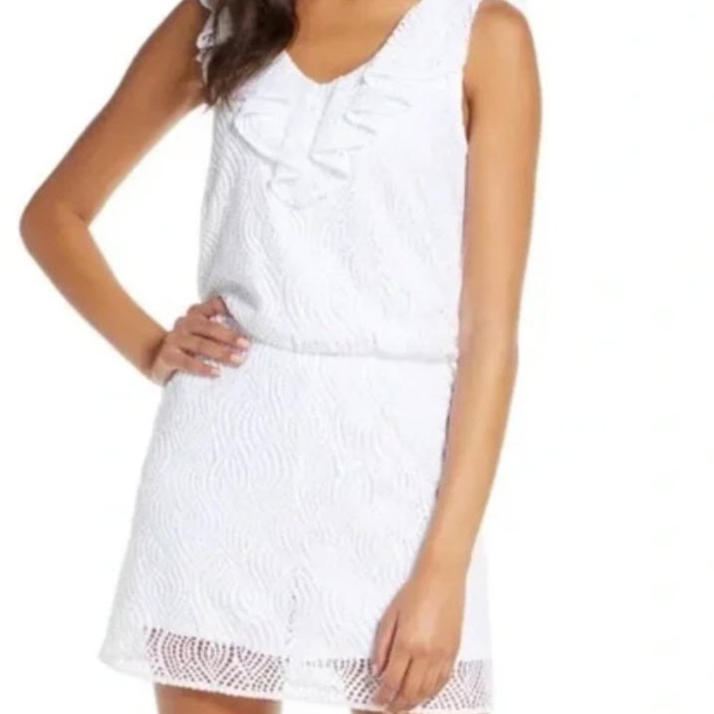 LILLY PULITZER - NWT - Alessa Romper Resort White - Size L